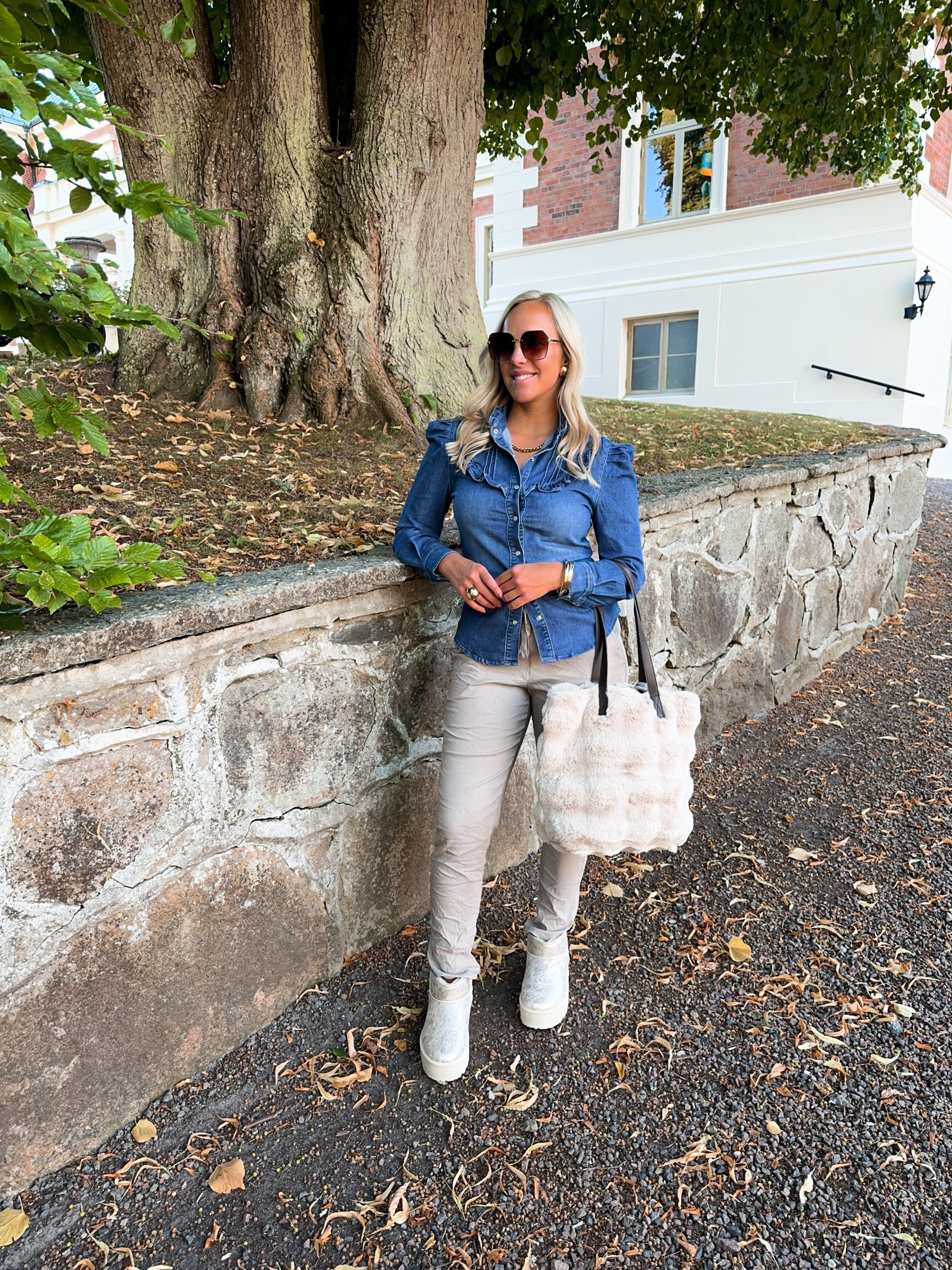 Baggy Byxa - Taupe - Bild 2