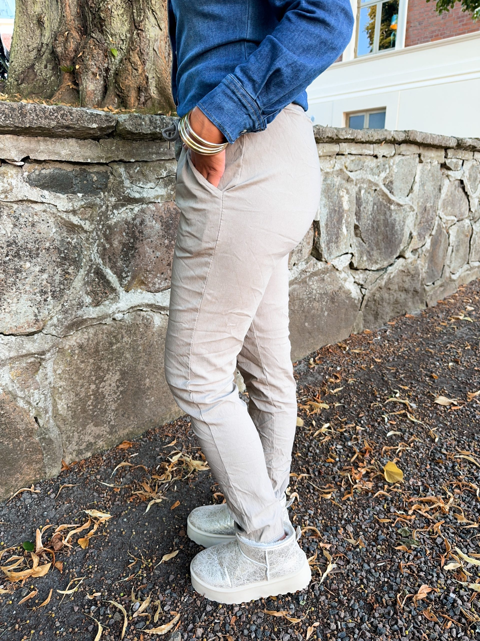 Baggy Byxa - Taupe - Bild 3